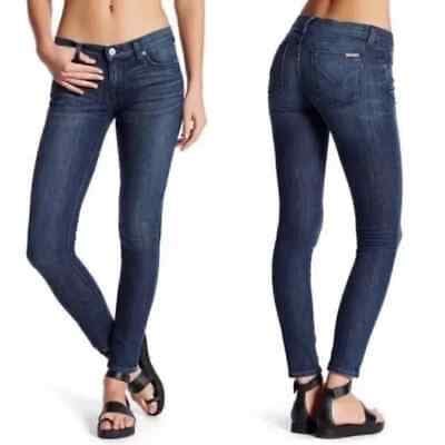 NWT Hudson Krista Low-Rise Super Skinny Jean Dark Wash Blue