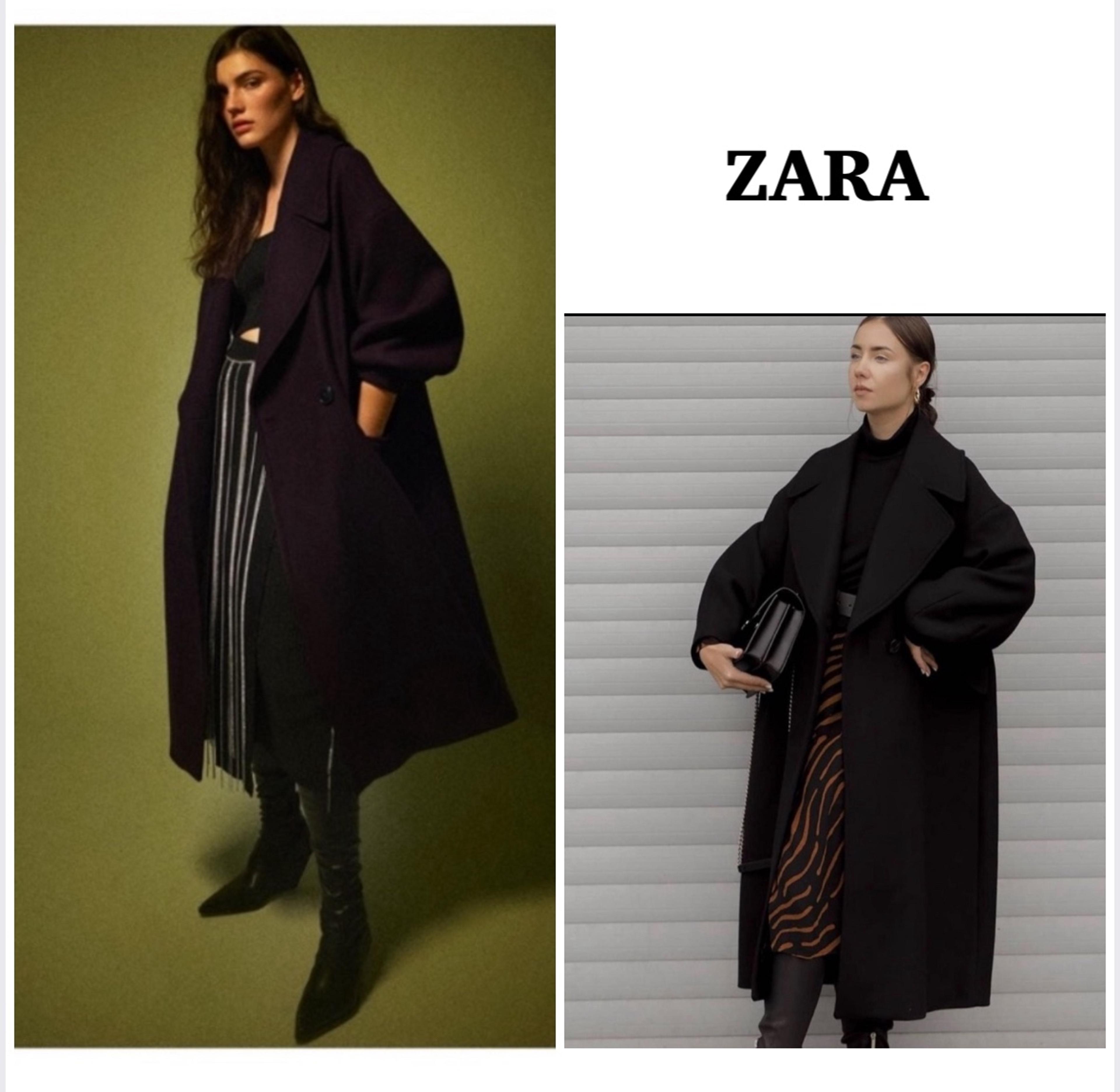 Balloon sleeve coat zara Clearance