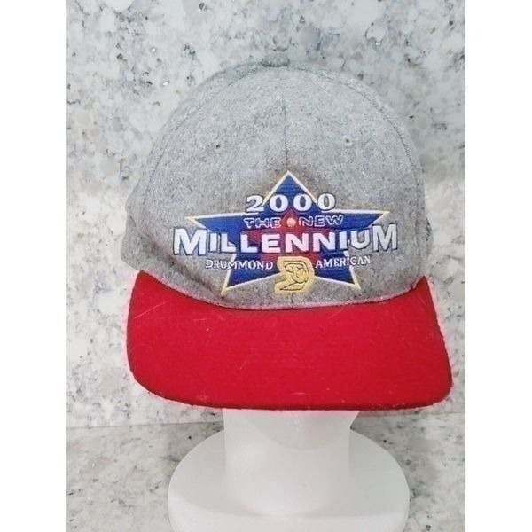 The New Millennium Embroidered Hat Drummond American Y2K Ltd Editn Vintage