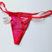 New Vintage Victoria's Secret Pink V-string Thong Panty
