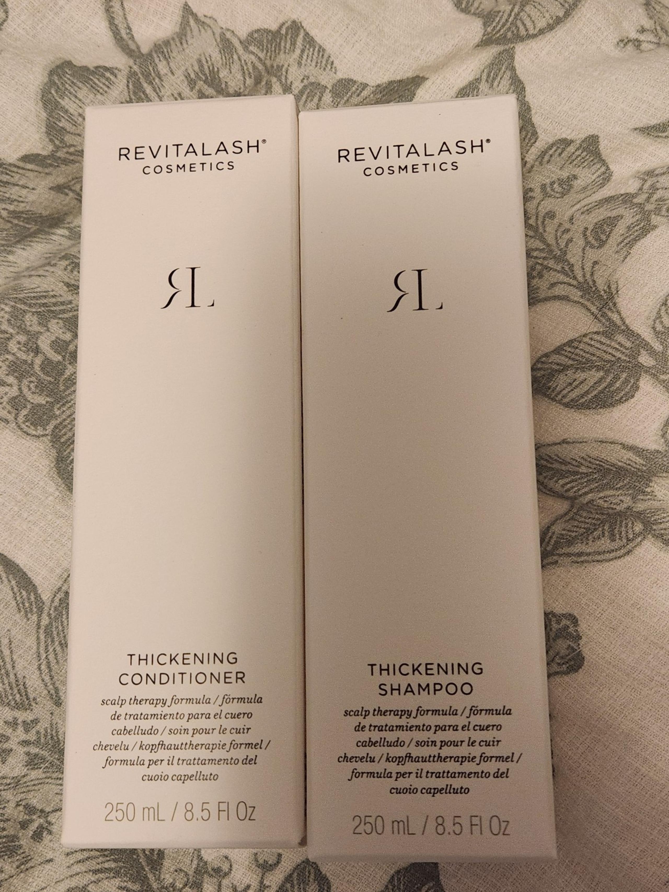 Revitalash Thickening Shampoo and Conditioner