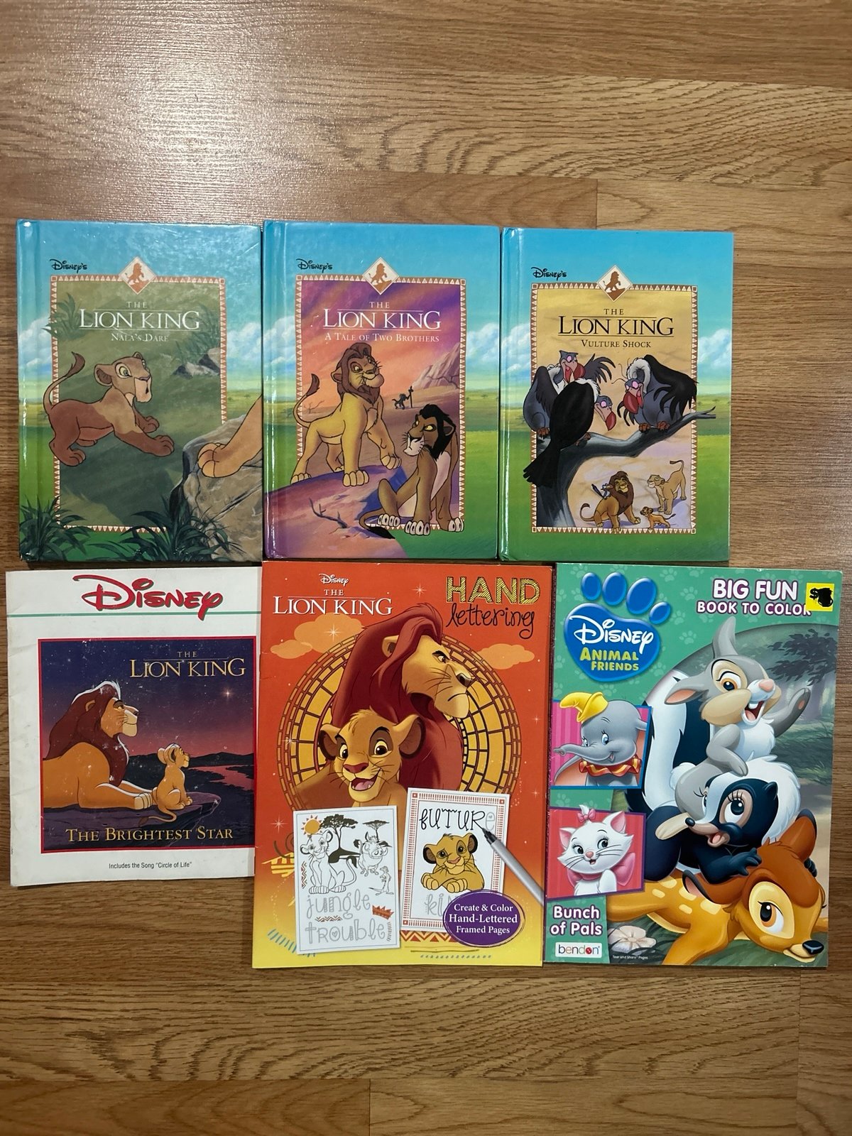 Disney The Lion King Rare Books! Napa’s Dare & A Tale of Two Brothers!