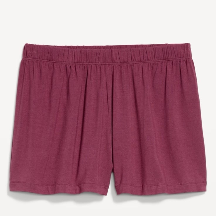 NWT OLD NAVY Knit Jersey Pajama Shorts Dark REDWOOD SIZE MEDIUM Product Details