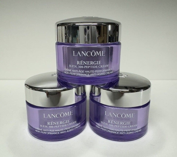3 Lancome Renergie H.P.N. 300-Peptide Cream travel size .5oz / 15ml each L01