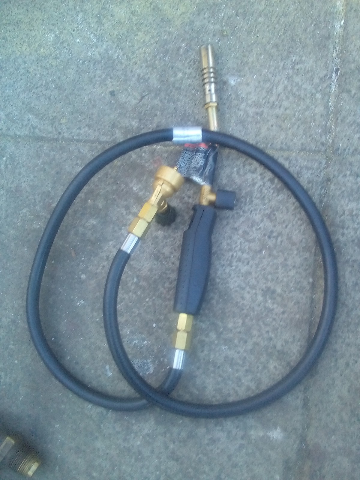 Chicago welding propane torch on sale with 3 burners