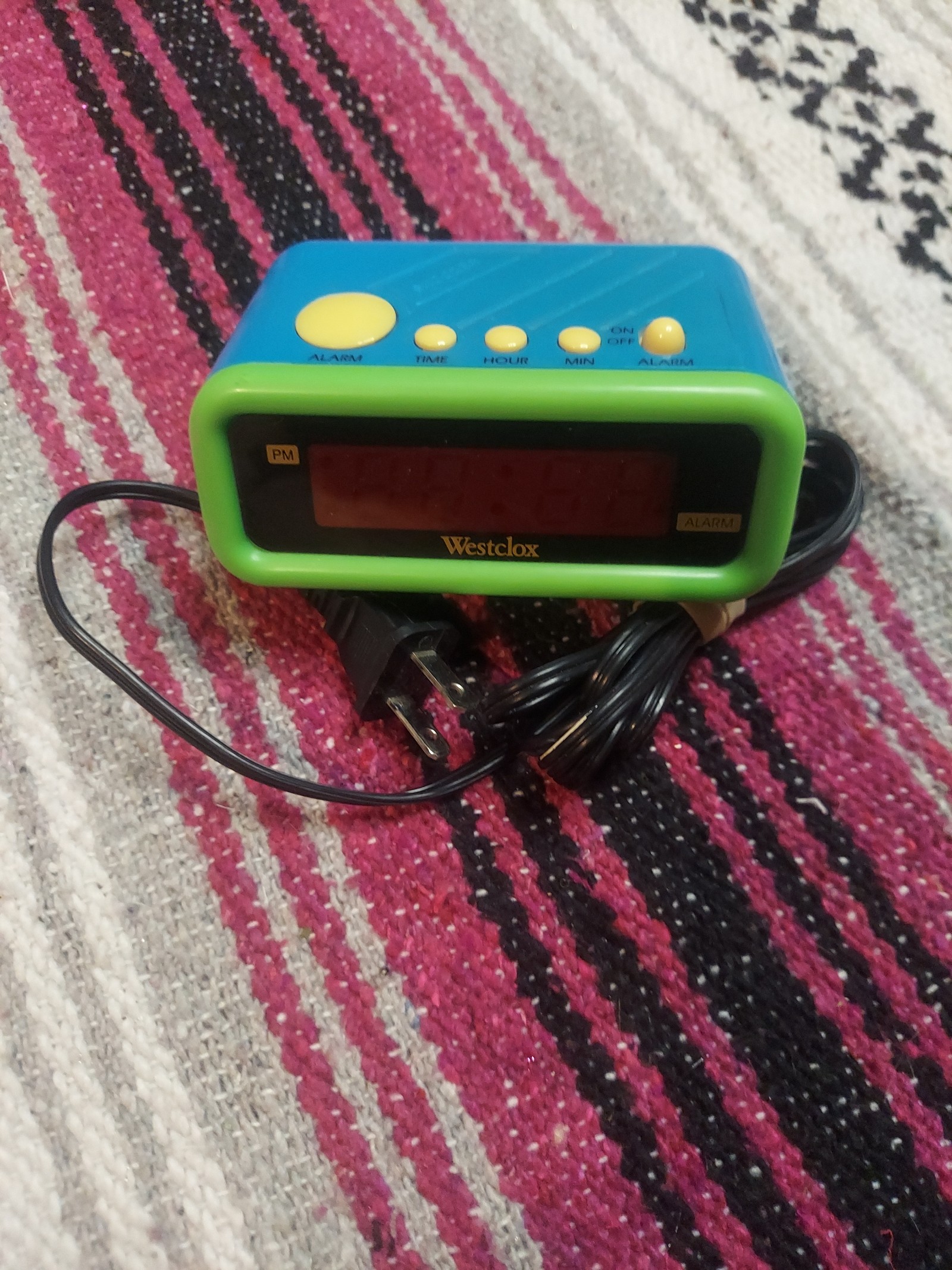 Westclox Digital Alarm Clock Model 66704