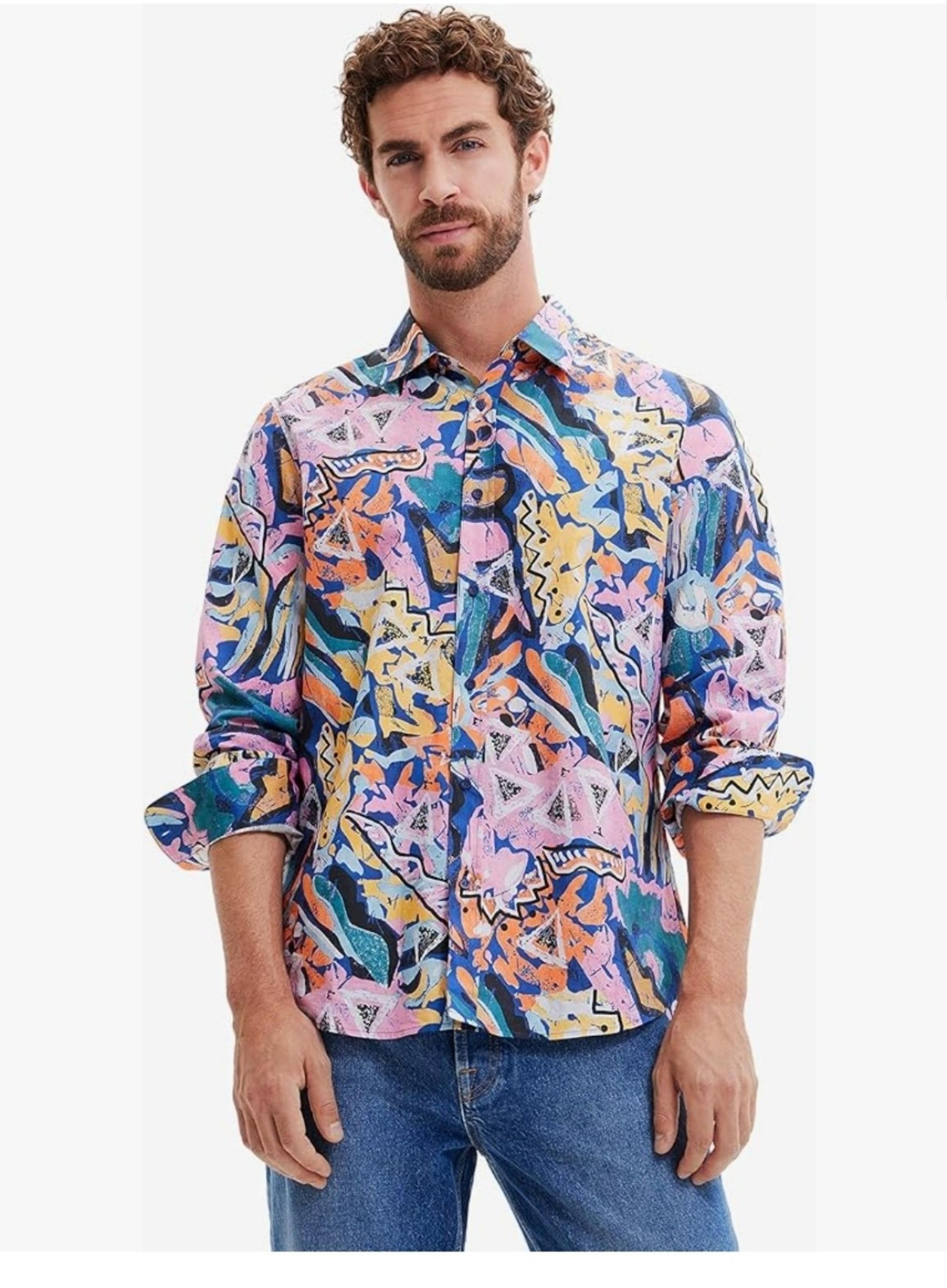 Desigual Men's Arty Long Sleeve Shirt