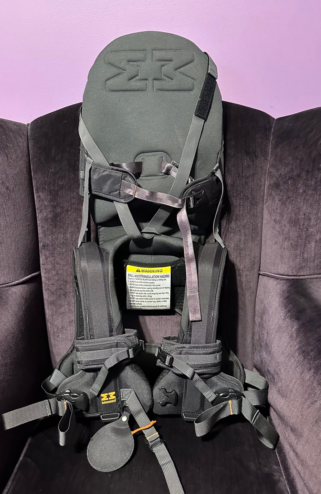 Minimeis MNX15 NEO Fold Child Shoulder Backpack Carrier Gray