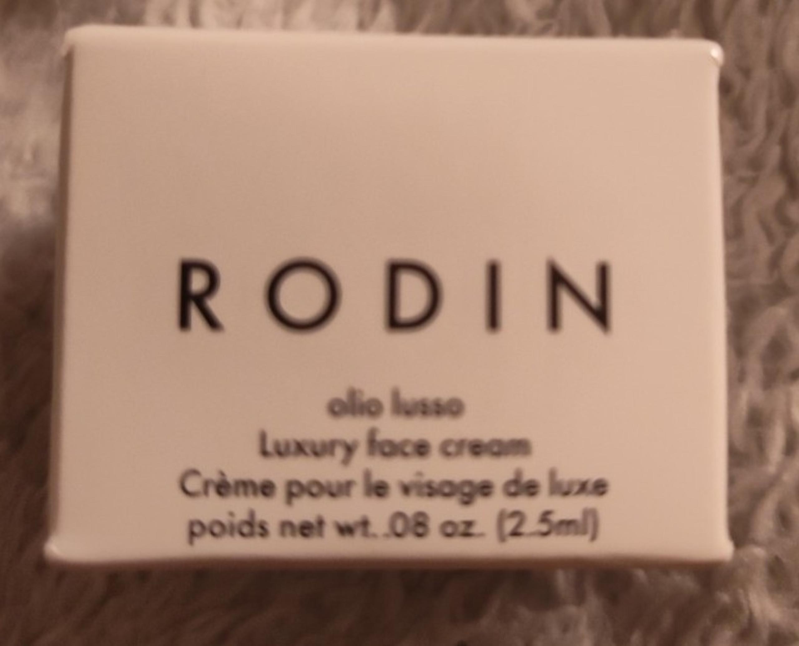 Rodin Olio Lusso Luxury Face Cream Travel Sample Mini 2.5ml/.08oz NIB.