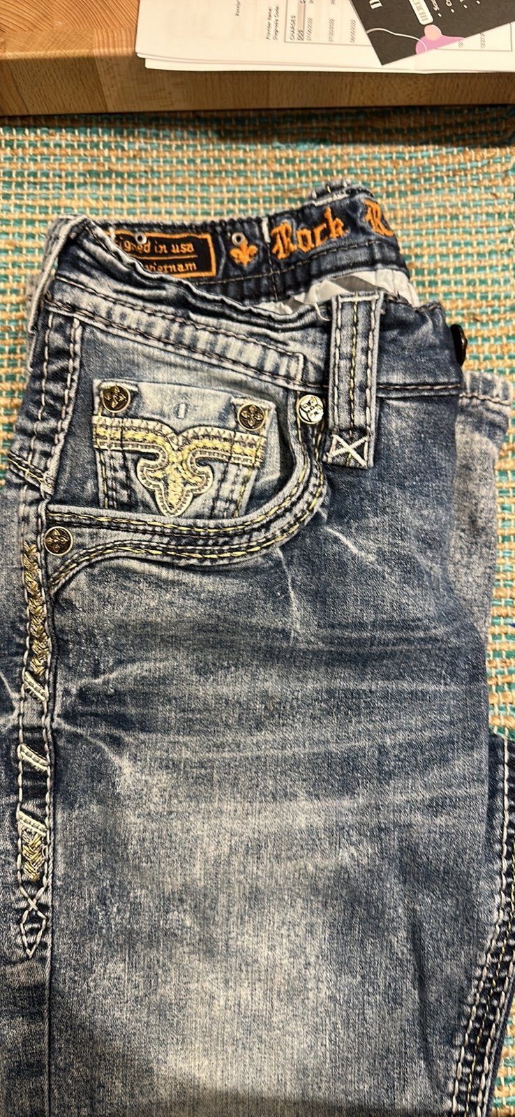mens Rock Revival jeans