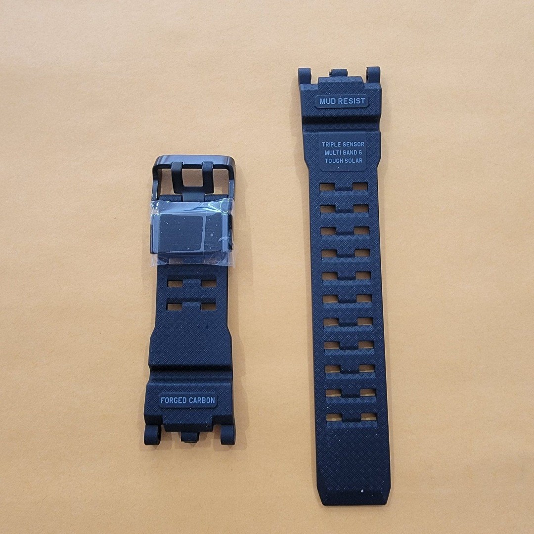 Casio G-Shock lot of GWG2000 bands in 3 colors: black, beige and green.