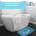 Blue Bath Mat & Aquarium Mat for Fish Tanks (X-Large 24” x 48”)