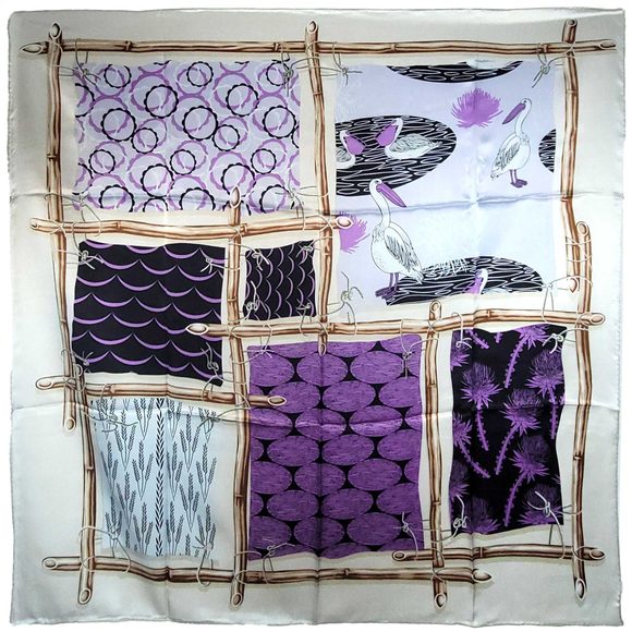 NWT Genuine 100% Mulberry Silk Satin Scarf 41 x41 Large Square Shawl 5972