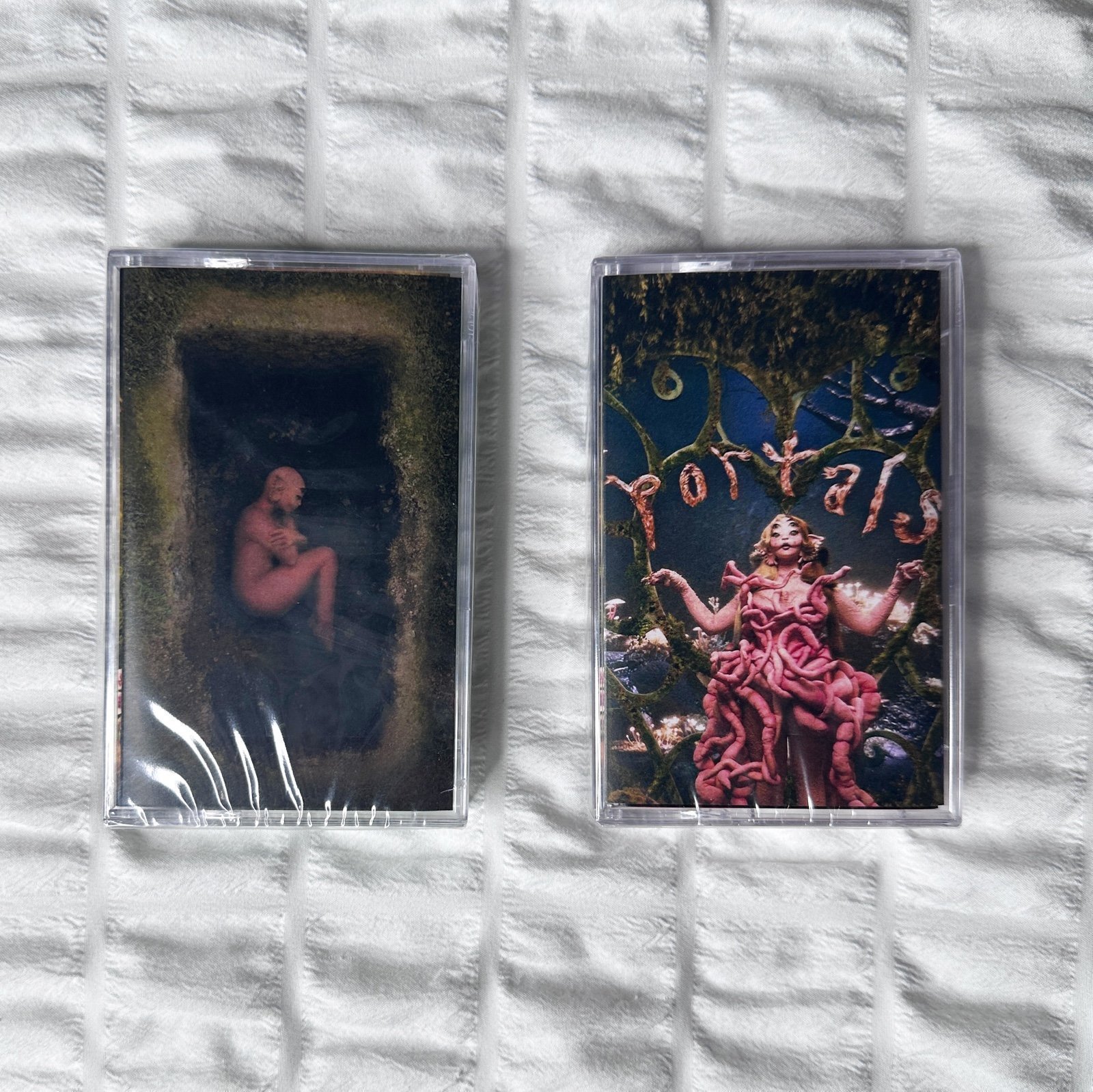 Portals Dusty Pink and Sage Green Cassette’s (New/Sealed)