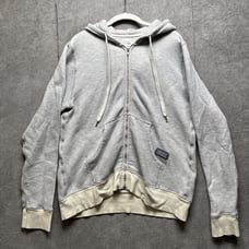 Sol Angeles Essential Waves Zip Hoodie Mens XL Gray Fleece Classic Fit Soft