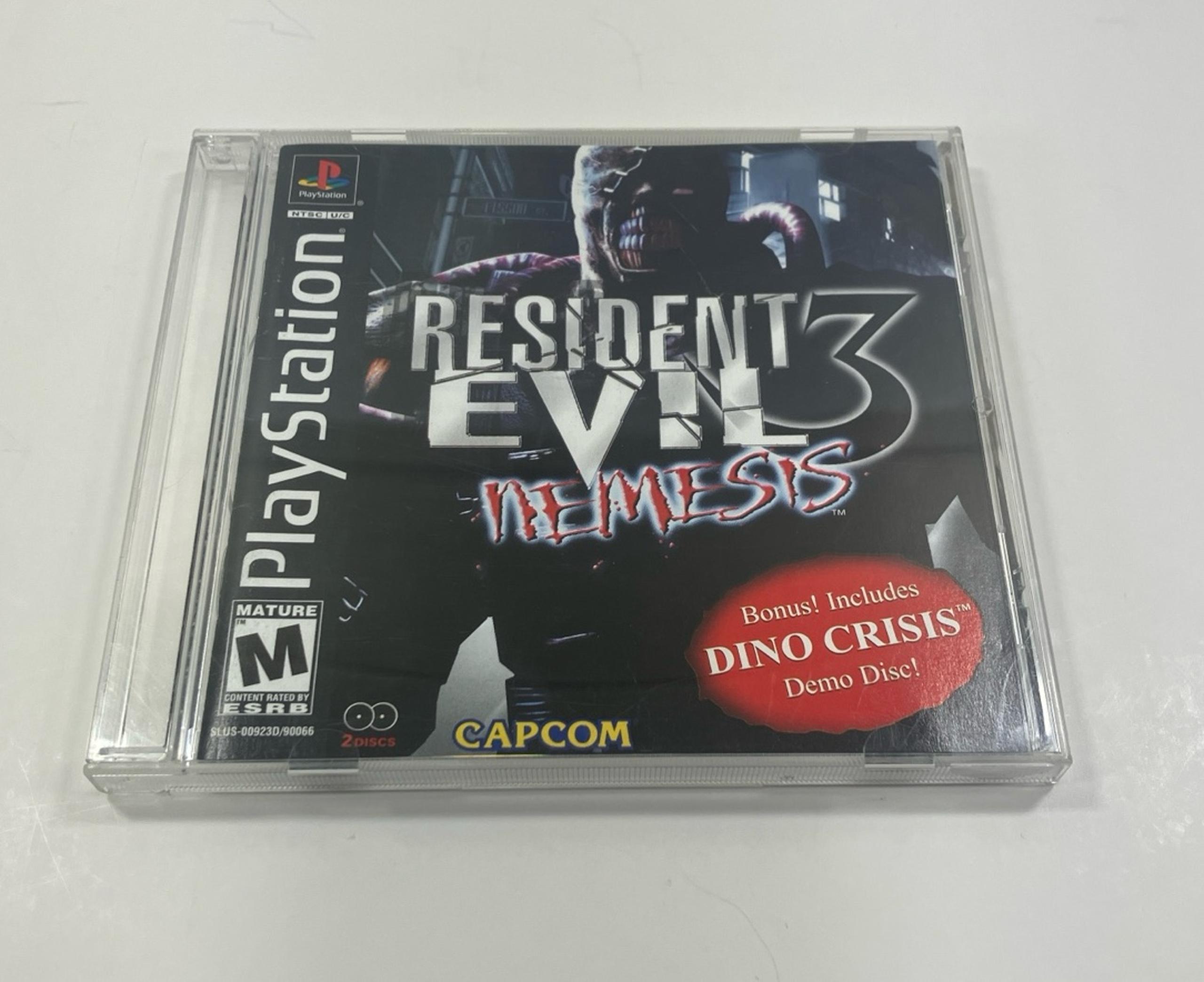 Resident Evil 3 Nemsis for Sony Playstation 1/PS1 (Box & Manual Only)
