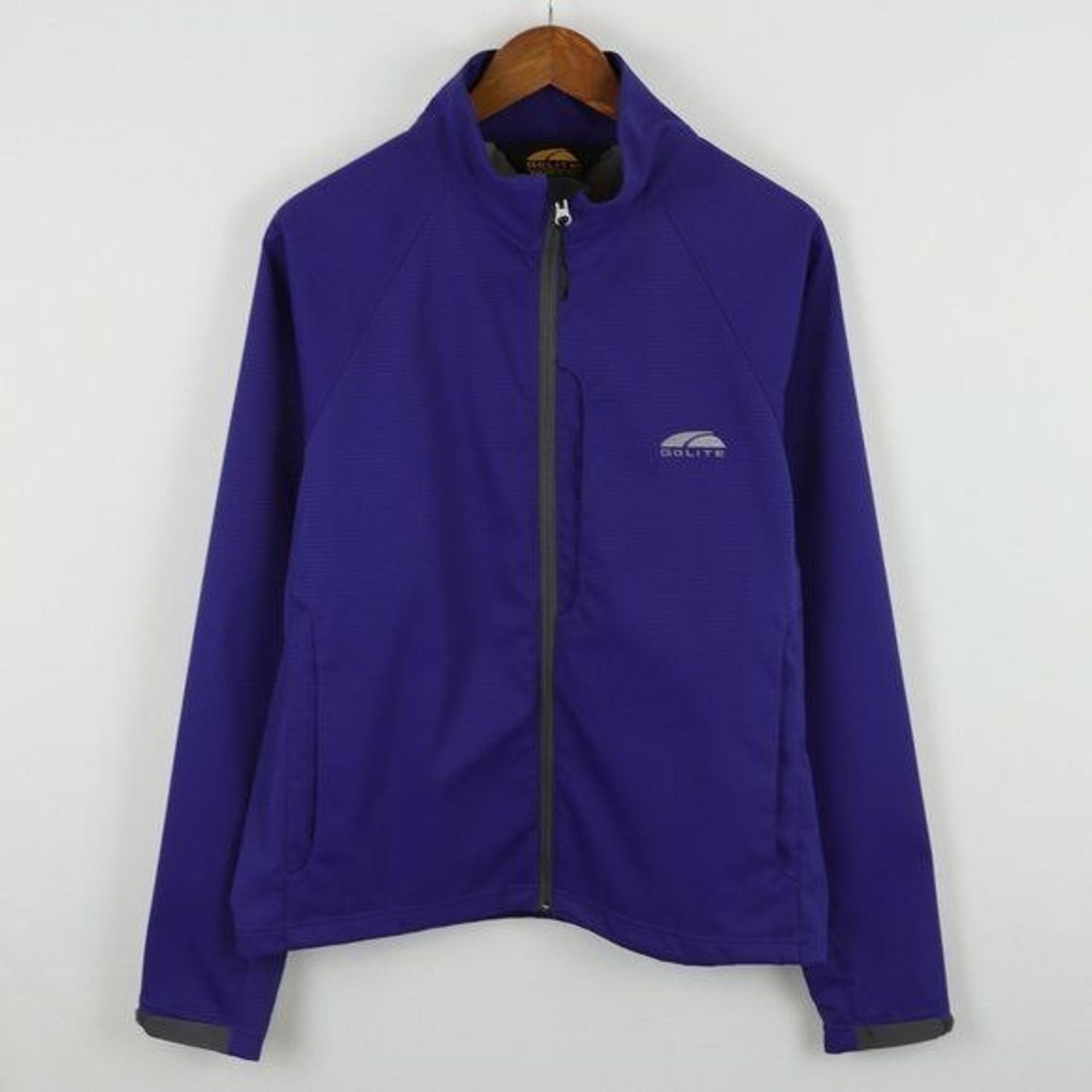 GoLite Men's Medium Purple Full Zip Water Resistant Softshell Athletic Jacket