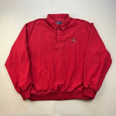 Vintage Polo Ralph Lauren Golf Jacket Adult XL Red Pullover Logo Outdoor 90s