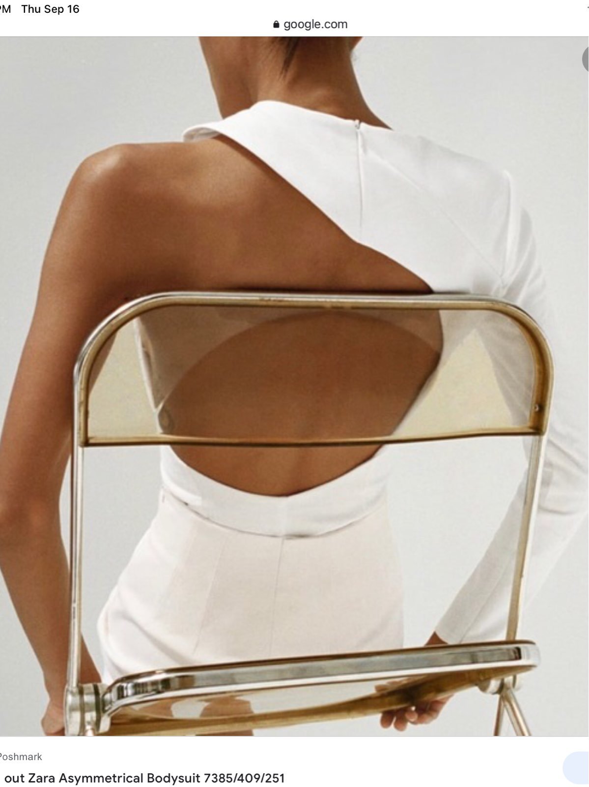 Zara asymmetrical off shoulder bodysuit