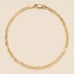 14k solid gold Singapore bracelet | 14K Yellow Gold Singapore Chain Bracelet |