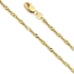 14k solid gold Singapore bracelet | 14K Yellow Gold Singapore Chain Bracelet |