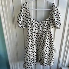 Emerson Fry Handpainted Dots Dress