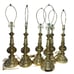 Vintage Mid-Century c. 1960s Keeder Brass Stiffel Table Lamps