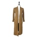 J. Jill Sweater Long Cardigan Open Front Pockets Tobacco Brown Women’s Size XS