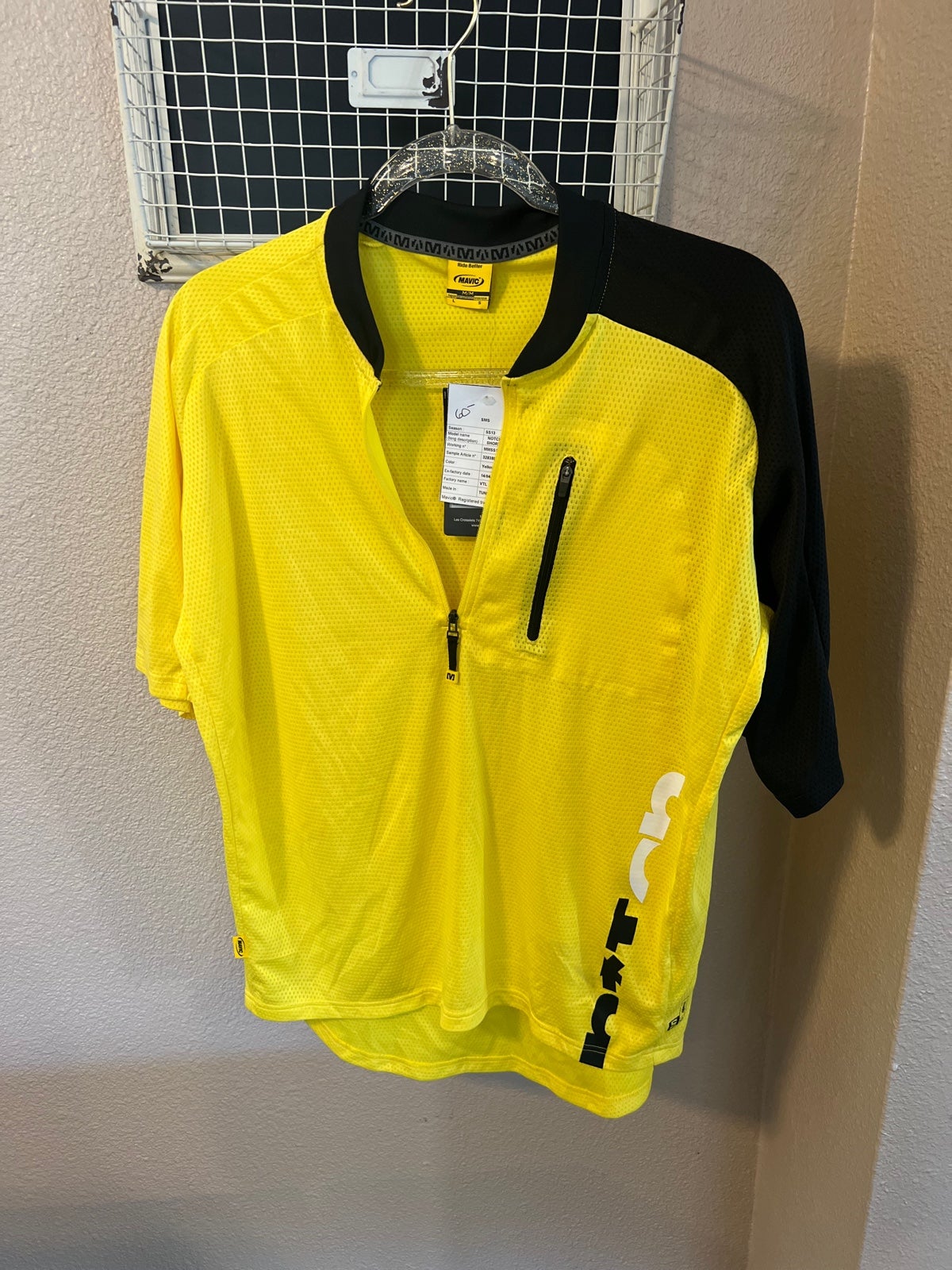 Mavic cycling shirt
