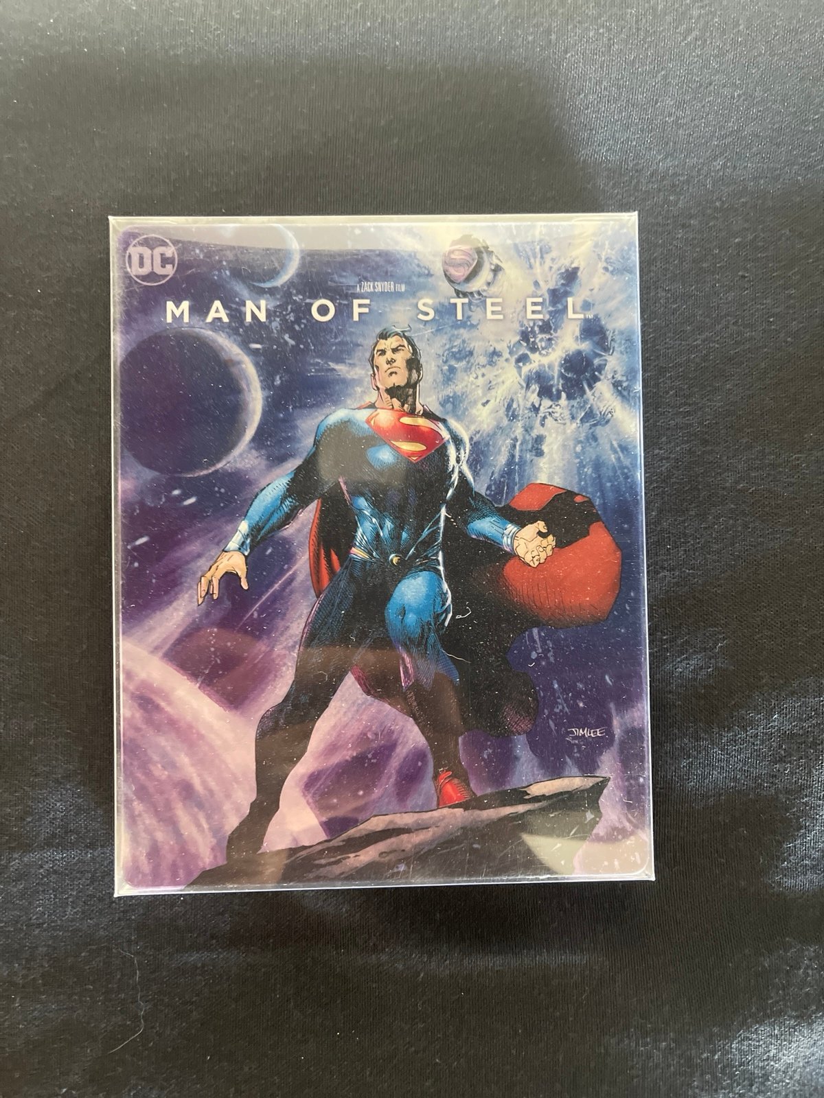 Man of steel Blu-ray steelbook Jim Lee cover