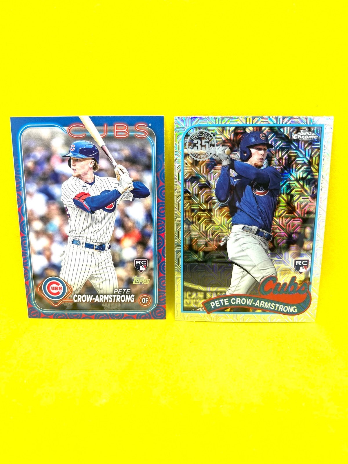 Pete Crow Armstrong Topps Rookie Cubs Logo SSP Silver Pack Bundle