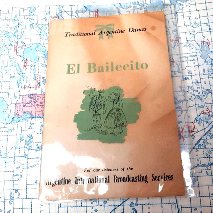 Vintage Traditional Argentine El Bailecito Dances Pamphlet Argentine Internation