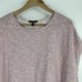 Eileen Fisher Sweater Top Size 2X Womens Pink Linen Dolman Cap Sleeve Minimalist