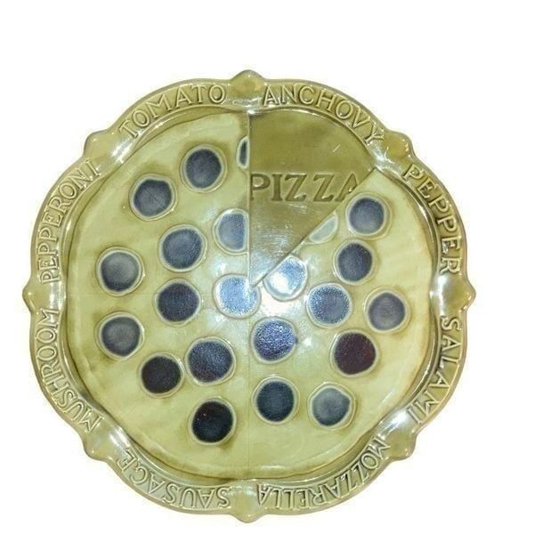 2019 USA Large Oversized Italian Pizza Platter Serving Plate Hostess Gift Green
