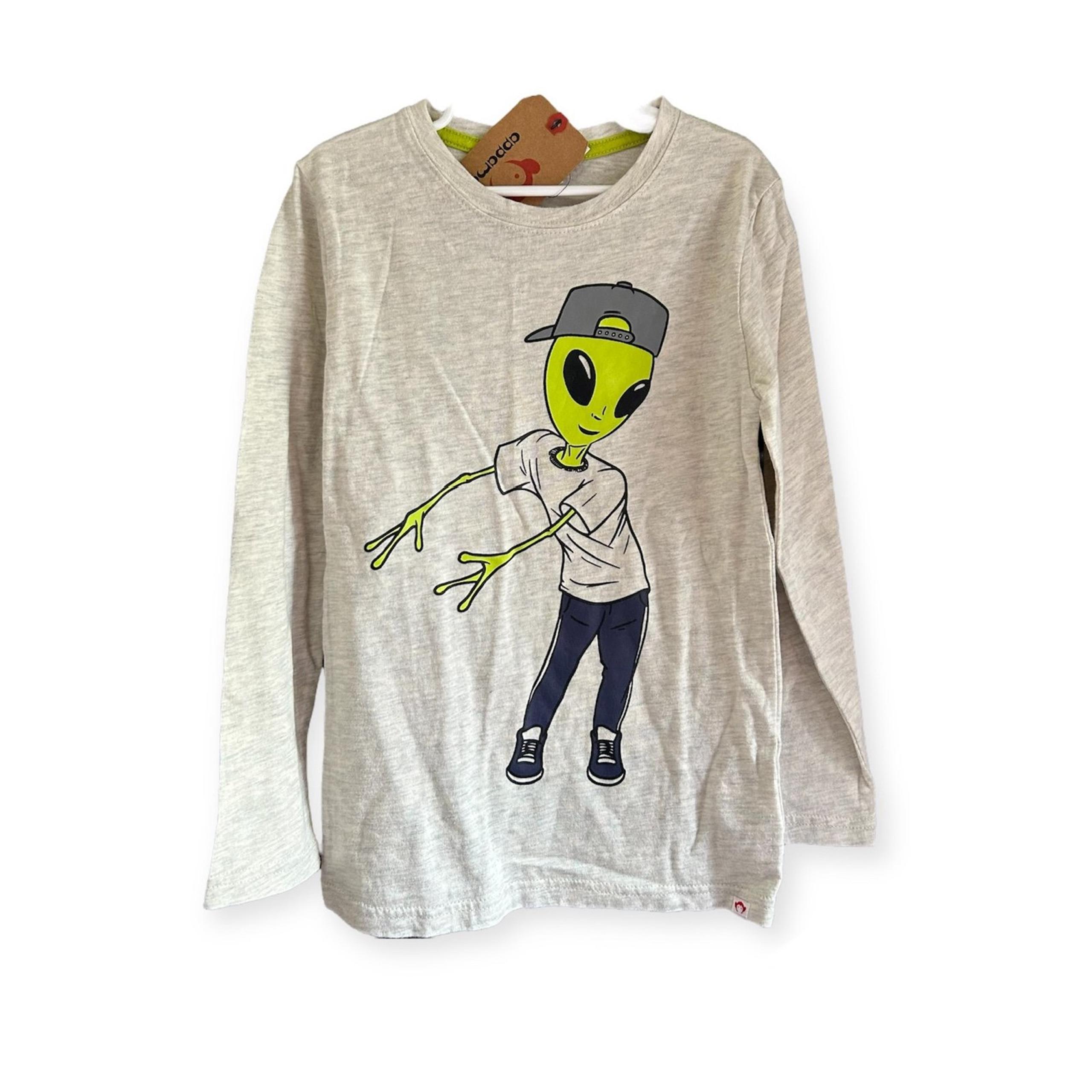 Appaman Size 8 Flossing Alien Long Sleeve Top, NWT, New With Tag