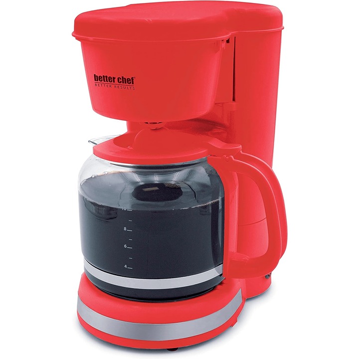Better Chef 12 Cup Pause 'n Serve Coffee Maker Red IM-117R