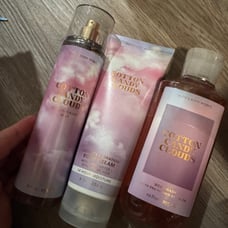 Bath and body works cotton candy clouds lotion spray shower gel