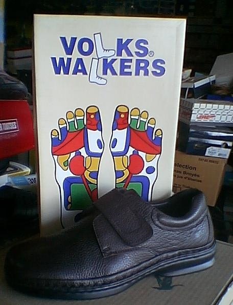 New Mens Volkswalker #8240 brown shoe 45