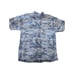 Big Dogs Men's Hawaiian Dog Print Chinoiserie Blue Cotton Small/Medium