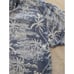 Big Dogs Men's Hawaiian Dog Print Chinoiserie Blue Cotton Small/Medium