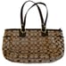 Coach Signature Coach Brown Print Shoulder Bag