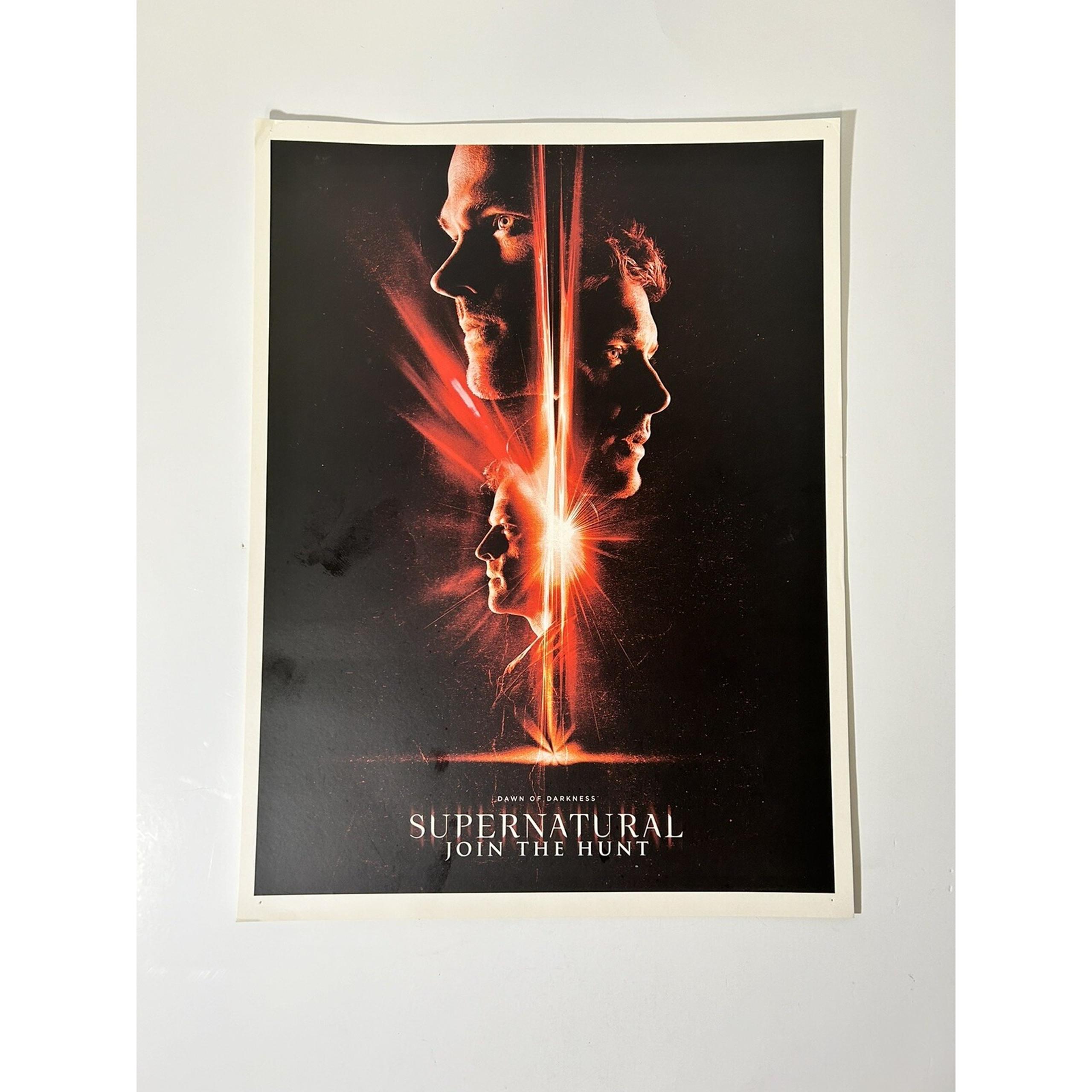 Supernatural Culturefly Art Print Dean Sam Castiel Dawn of Darkness 9x12