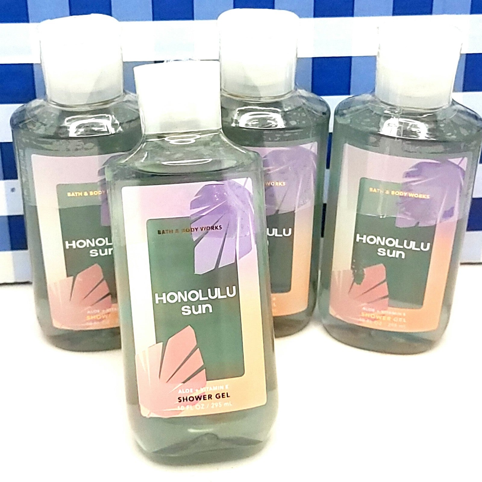 Bath and Body Works Honolulu Sun Shower gels 10oz each 4 bottles