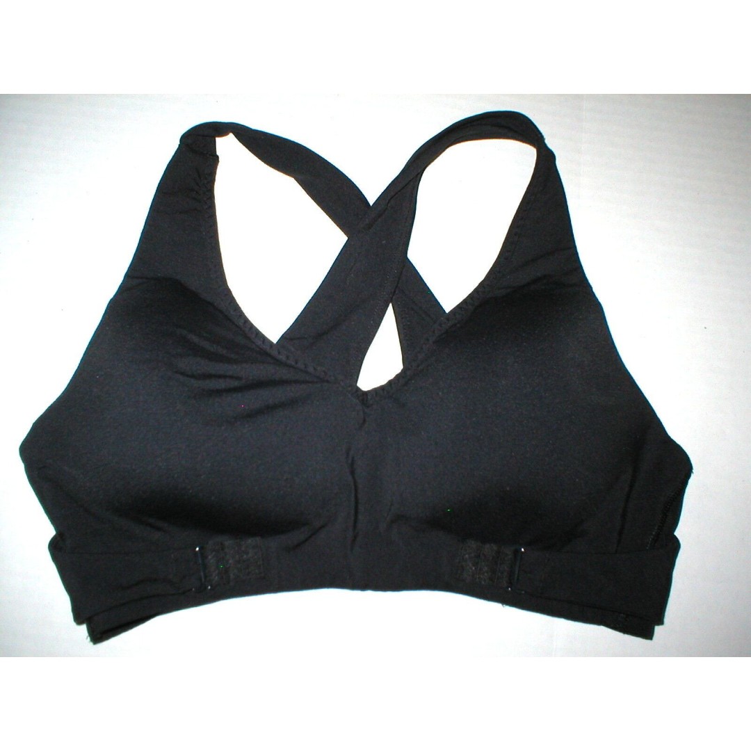 New Black Womens Athleta Yoga Pilates Top Bra S Be Bold Adjustable Barre Walk