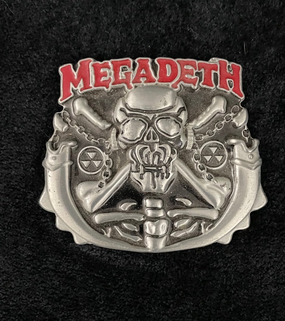MEGADETH Vintage metal belt buckle