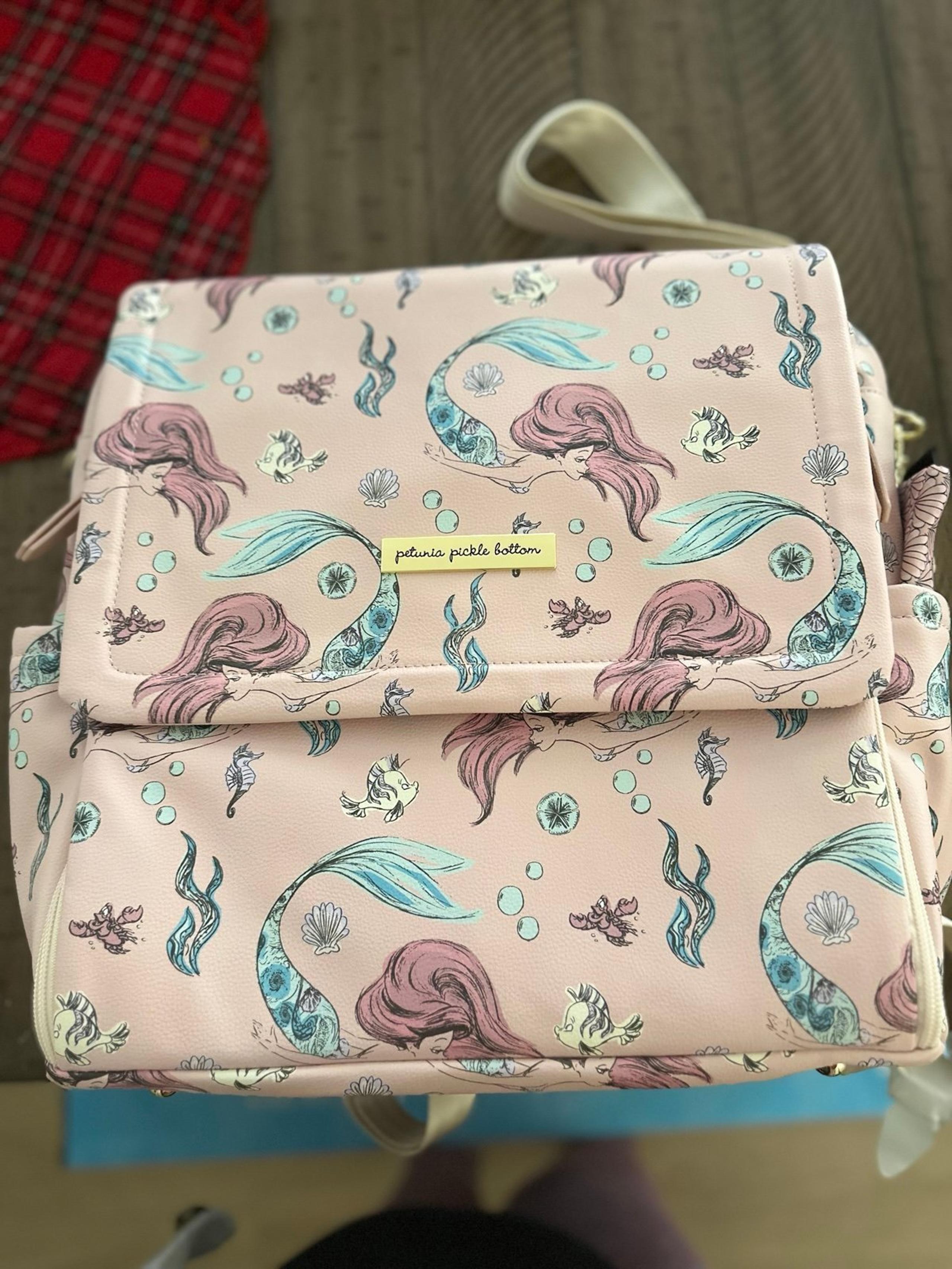 NEW Petunia Pickle Bottom Boxy Backpack Diaper Bag in Little Mermaid