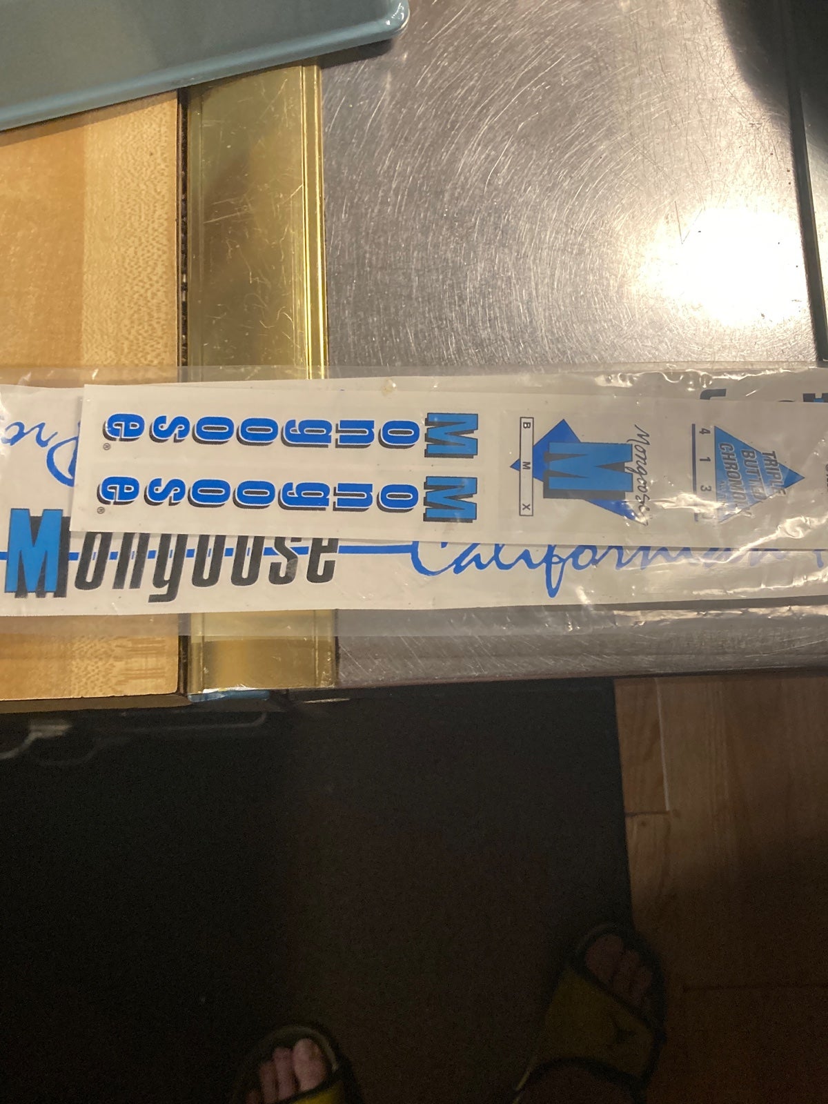 1988 Californian Pro Mongoose decal set - chrome frame