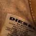 Diesel Nentish gray leather high top zip around sneaker. Size 8.
