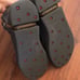 Diesel Nentish gray leather high top zip around sneaker. Size 8.