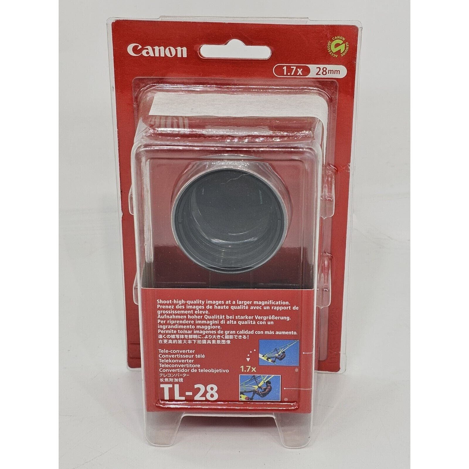 CANON Originale TL-28 TELE CONVERTER Lens 1.7X for camcorders
